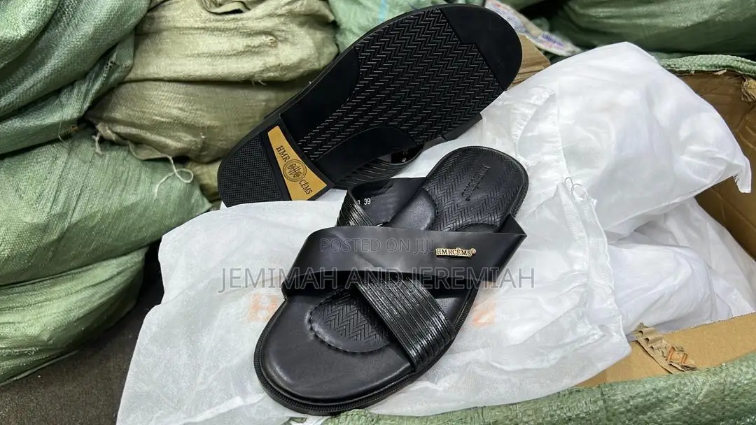 Leather Open Sandals for Men