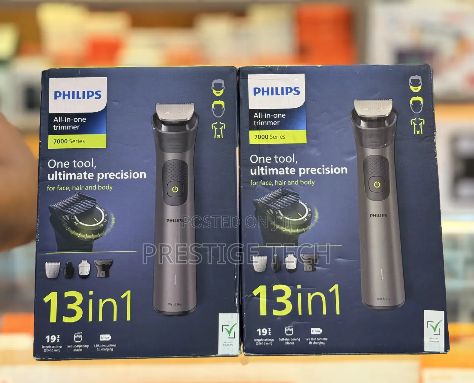Philips 7000 All-in-One Trimmer Mg7920, 13in1 Face, Hair Body Grooming