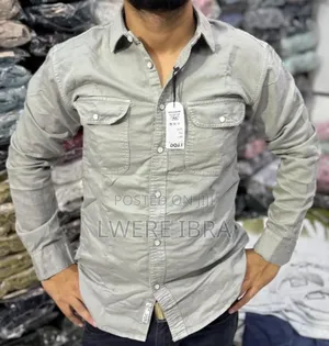 Cream Pocket Casual Shirts