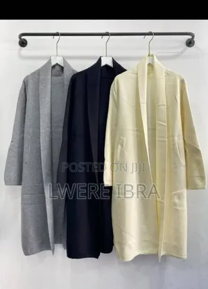 Brown Warm Long Sweaters for Ladies