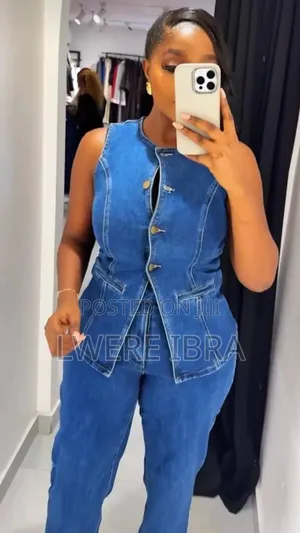 Casual Twopiece Jeans for Ladies