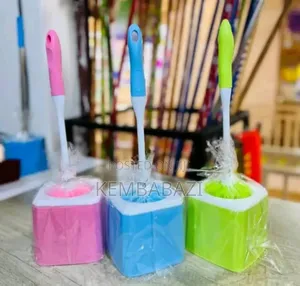 Toilet Brushes With a Holder.