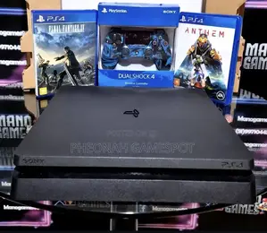 Ps4 Slim Original Bundle — 2 Pads + 15 Hot Games!