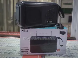 N311 Radio With Solar Panel, Bluetooth Tf Card Usb Aux Playback