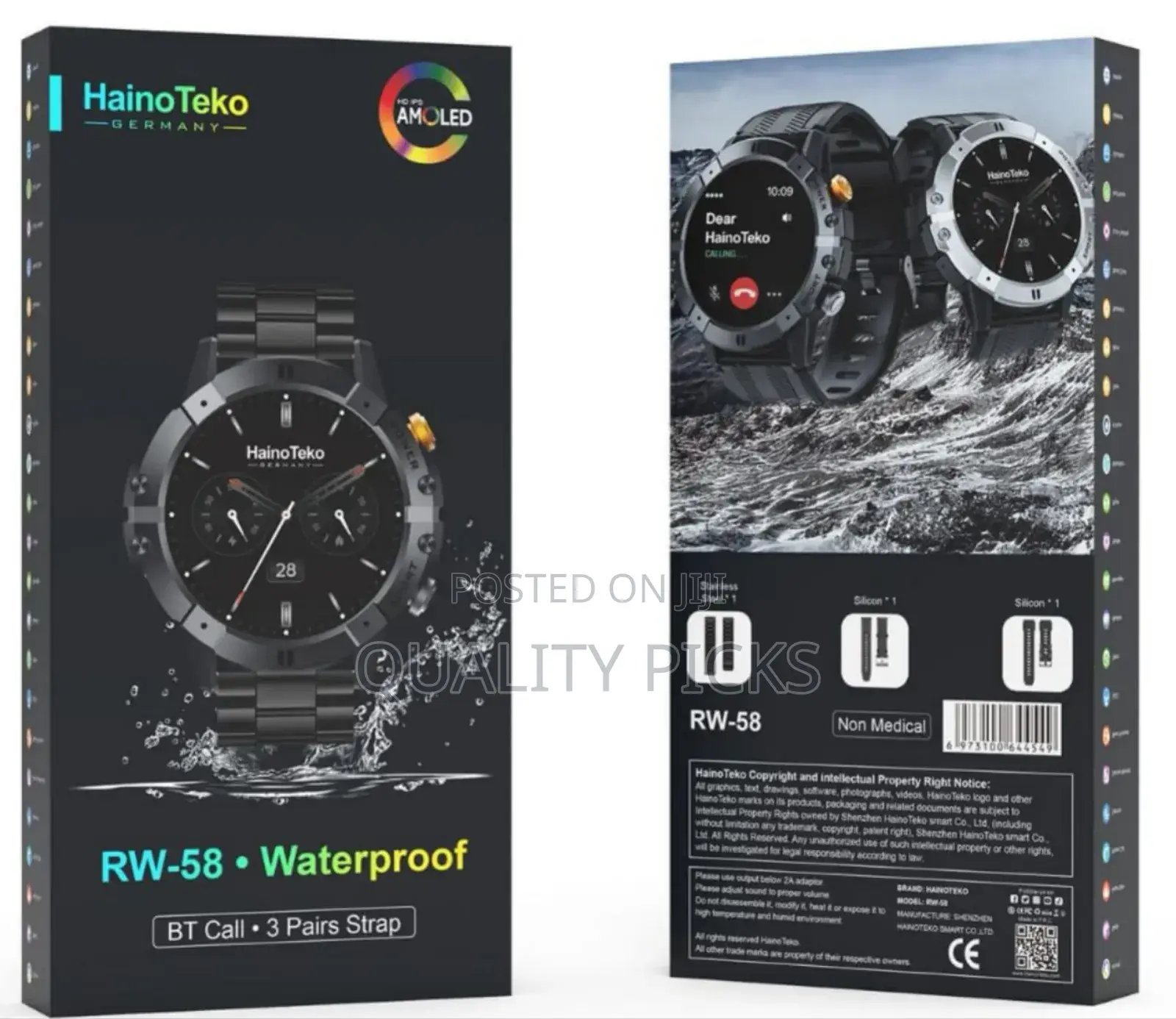 Haino Teko Smart Watch Rw 58.