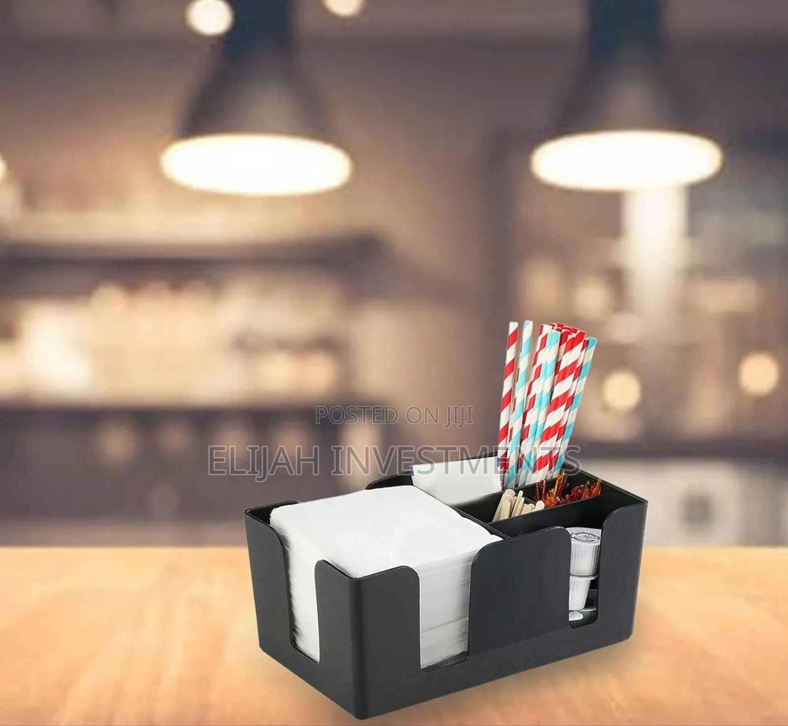 Multifunction Bar,Hotel and Home Napkins and Straw Holder