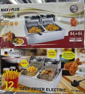 Max Plus 12litres Commercial Deep Fryer Promo