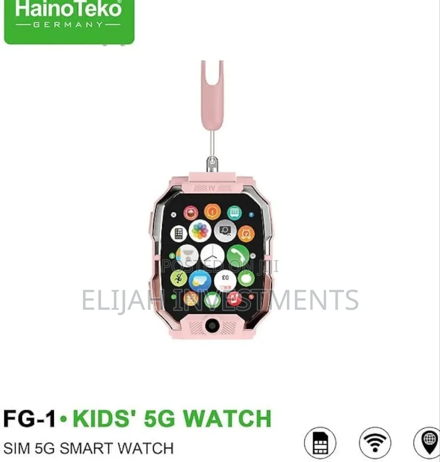 Hainoteko Fg-1 Kids' 5g Smart Watch With Sim Card Support