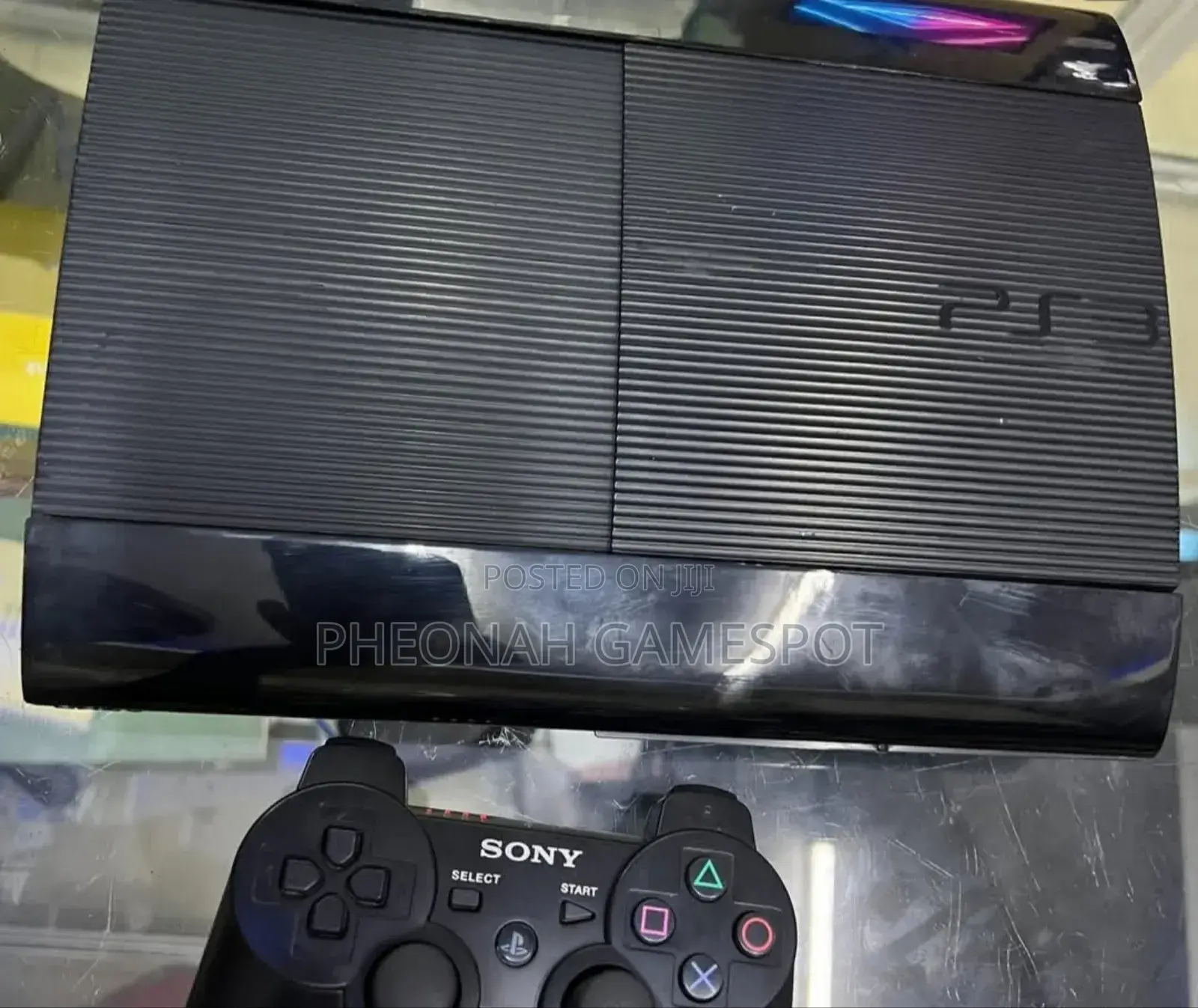 Cheapest Ps3 Super Slim Full Set, 15 Games, 2 Pads, Warranty Receipt
