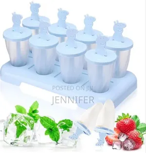 8pcs Ice Cream Molds Popsicles With Stick
