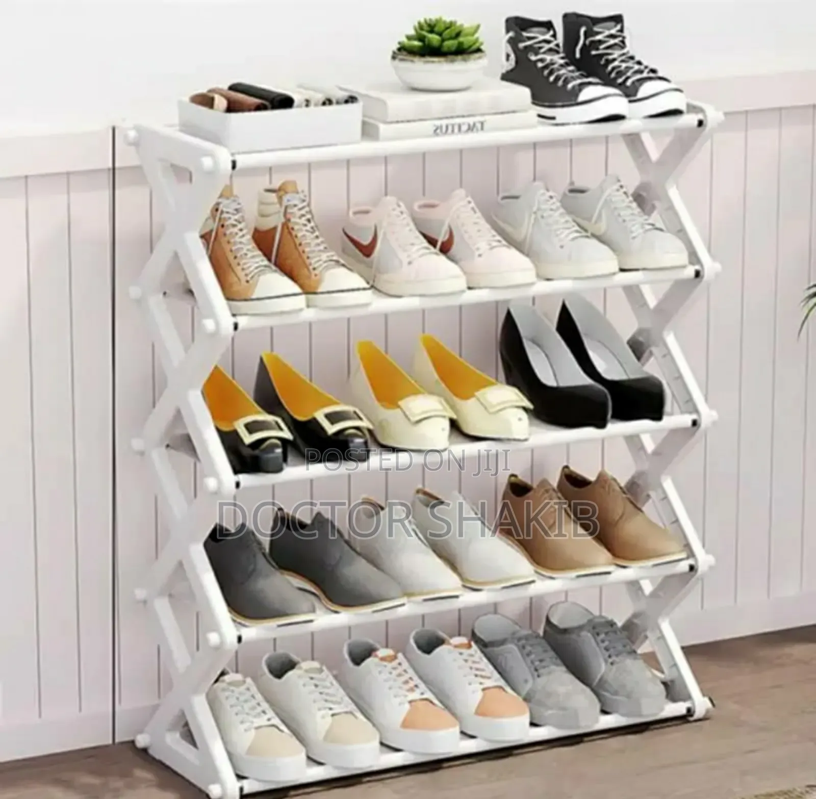 Brand New Foldable Mult-Tiered Shoe Rack