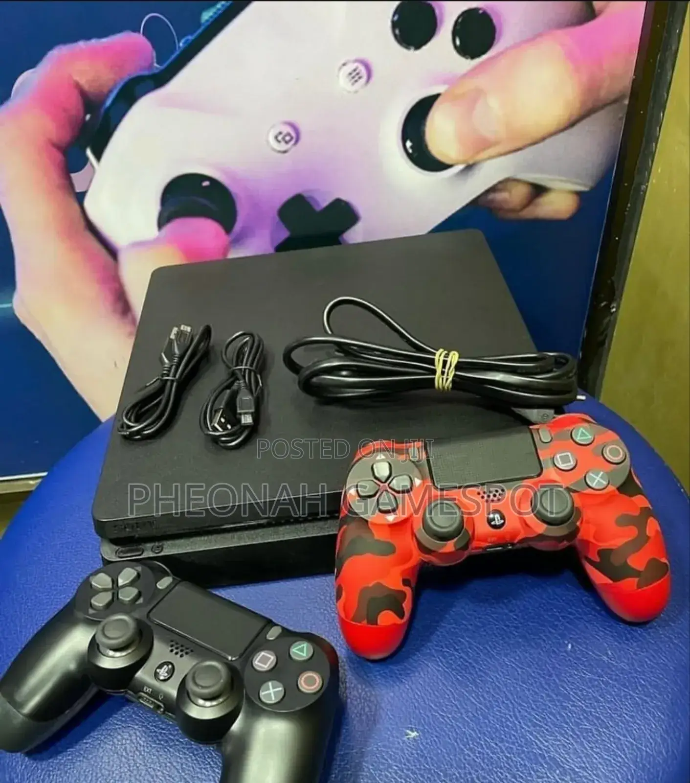 Jailbroken Ps4 Slim: 15 Games, 2 Pads, Receipt 3 Months Guarantee.