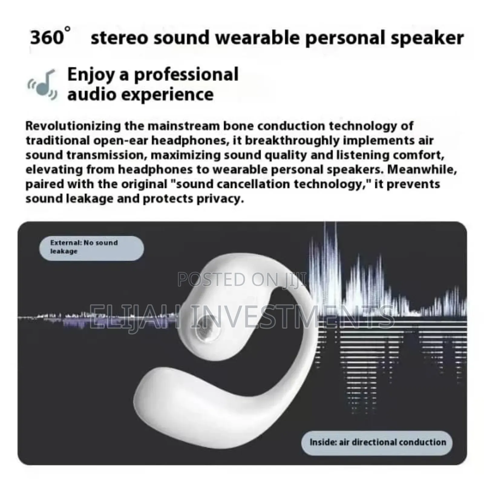Business Single Open Ear Headphone/Earbud