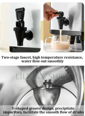 12litres Black Coffee Milk And Beverage Dispenser Barrel
