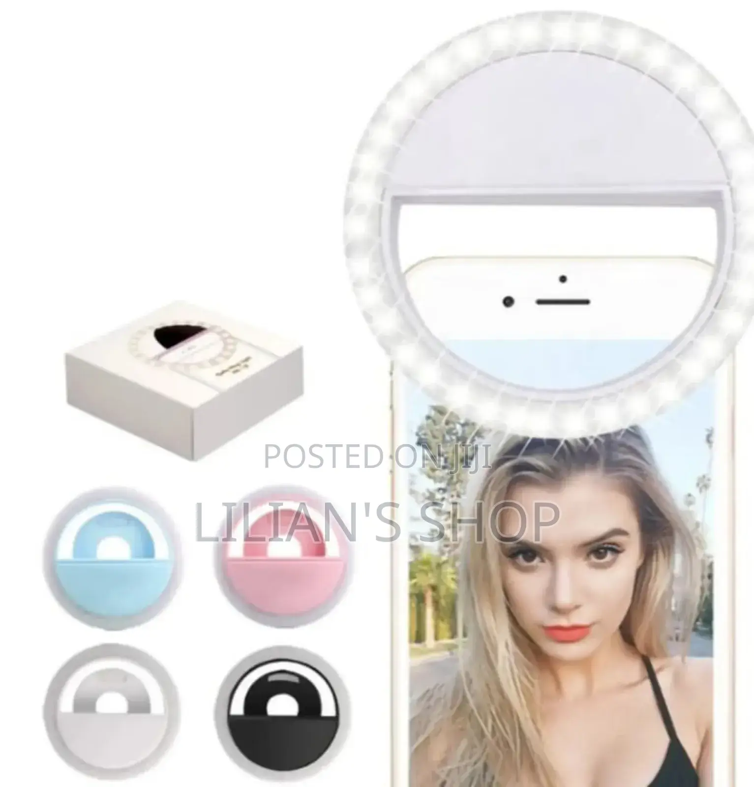 Mini Rechargeable Pocket Selfie Ring Light