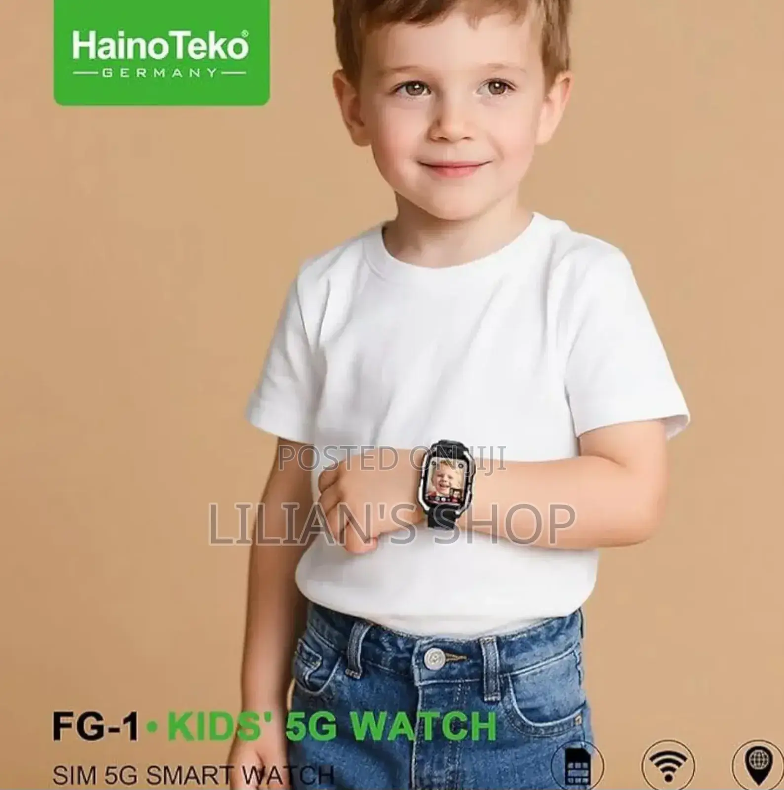 Hainoteko Fg-1 Kids' 5g Smart Watch With Sim Card Support