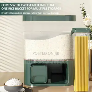 Large-Capacity Rice or Dry Food Dispenser