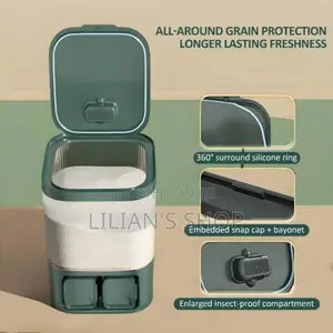 Large-Capacity Rice or Dry Food Dispenser