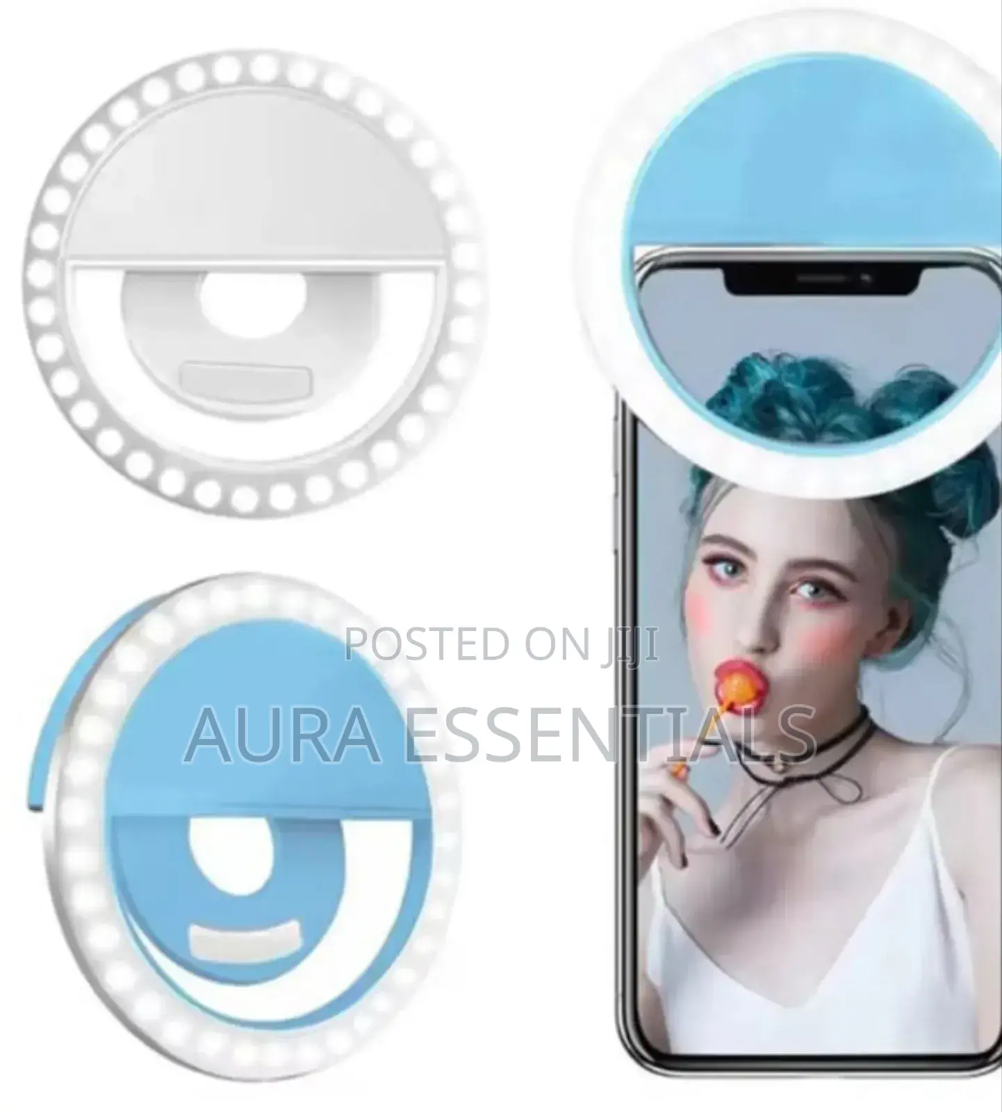 Mini Rechargeable Pocket Selfie Ring Light