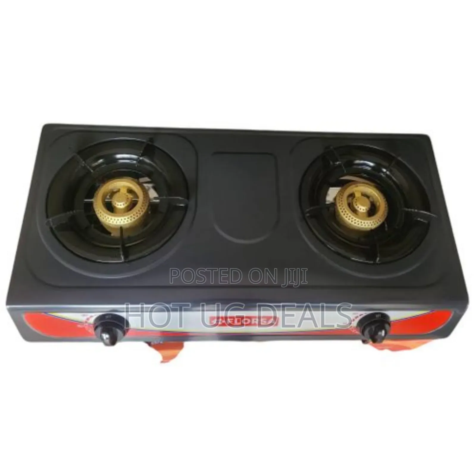 Florsa Florsa Double Gas Burner / Stove - Black (3yrs Wrnty)