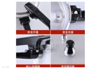 24cm 7l Aluminum Pressure Cooker With Steamer