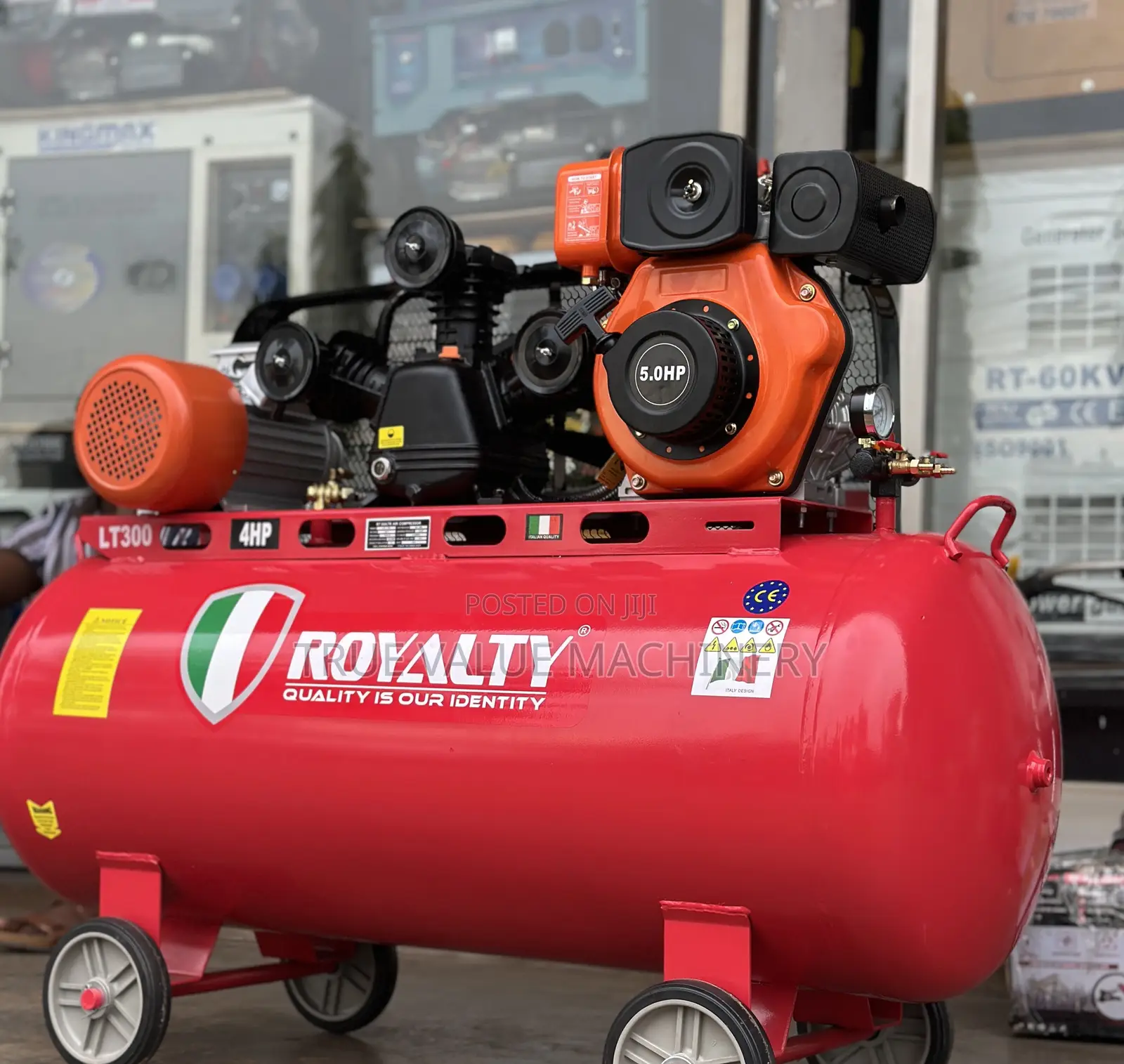 Air Compressor 300 Litres Double Fuction