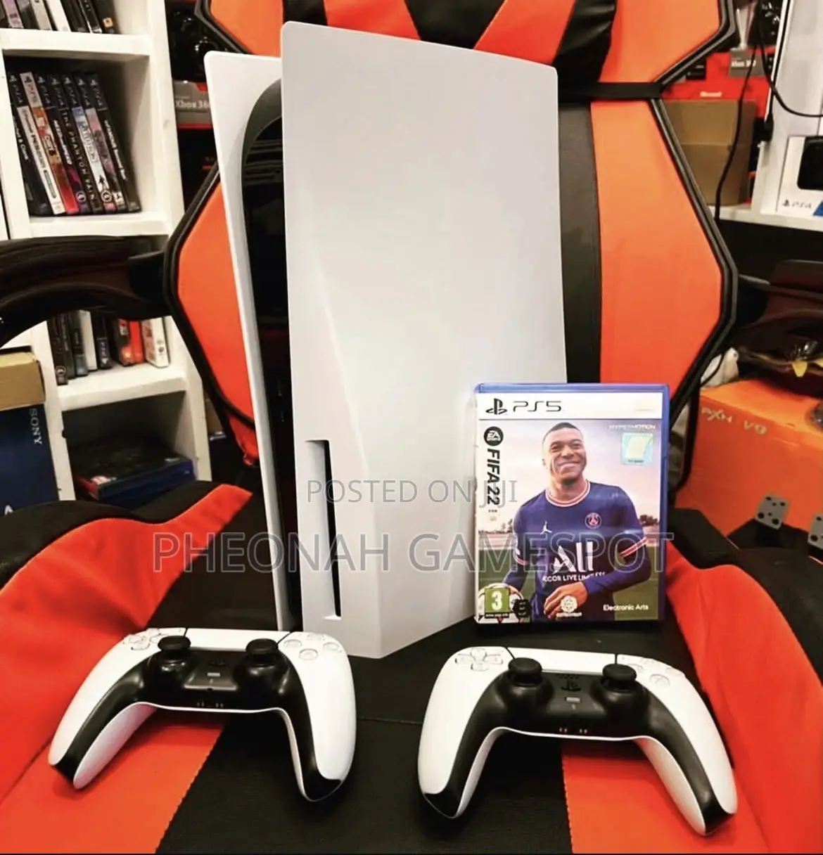 Playstation 5 Standard — Premium Fun With 2 Pads and 4 Great Games