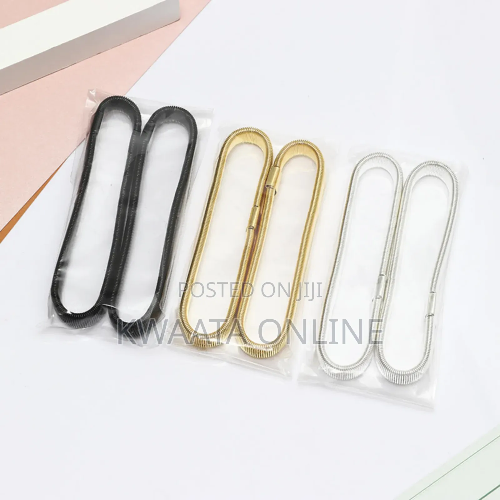 1 Pair Anti Slip Arm Band Metal Shirt Sleeve Holder