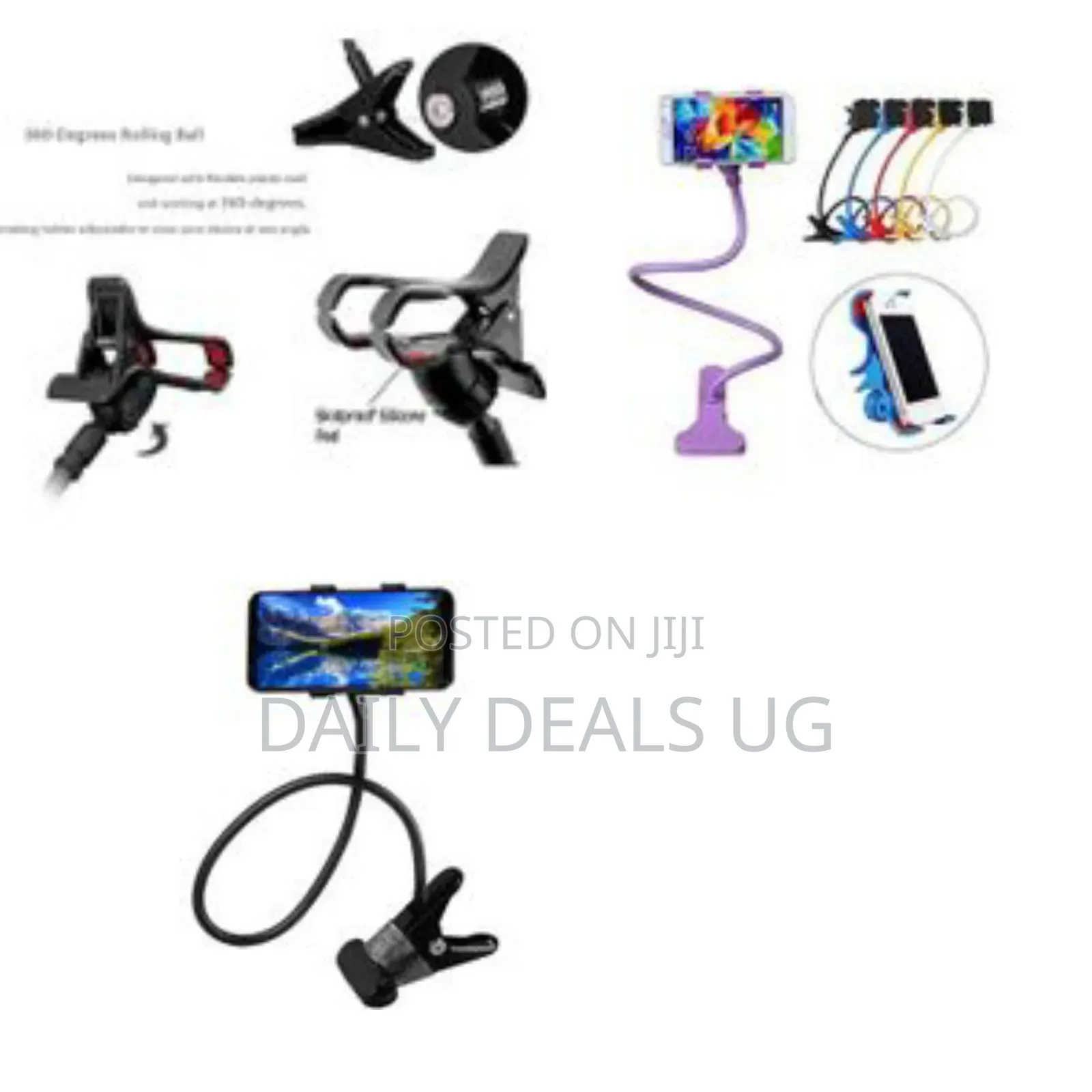 Lazy Bracket Adjustable Long Arm Flexible Gooseneck Universal Mobile