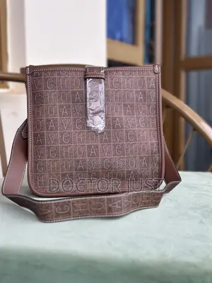 Brown Unisex Messenger Bag