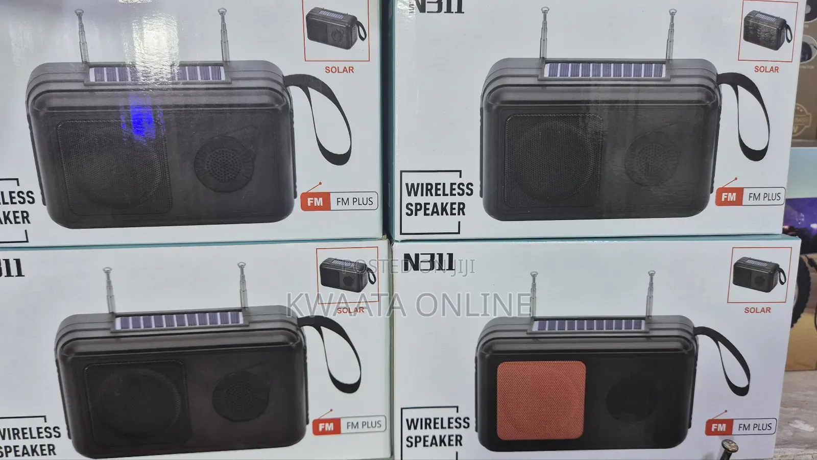 N311 Radio With Solar Panel, Bluetooth Tf Card Usb Aux Playback