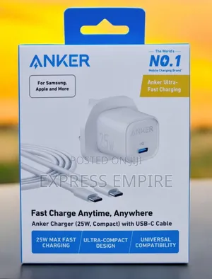 Anker 25w Fast Charging Adapter