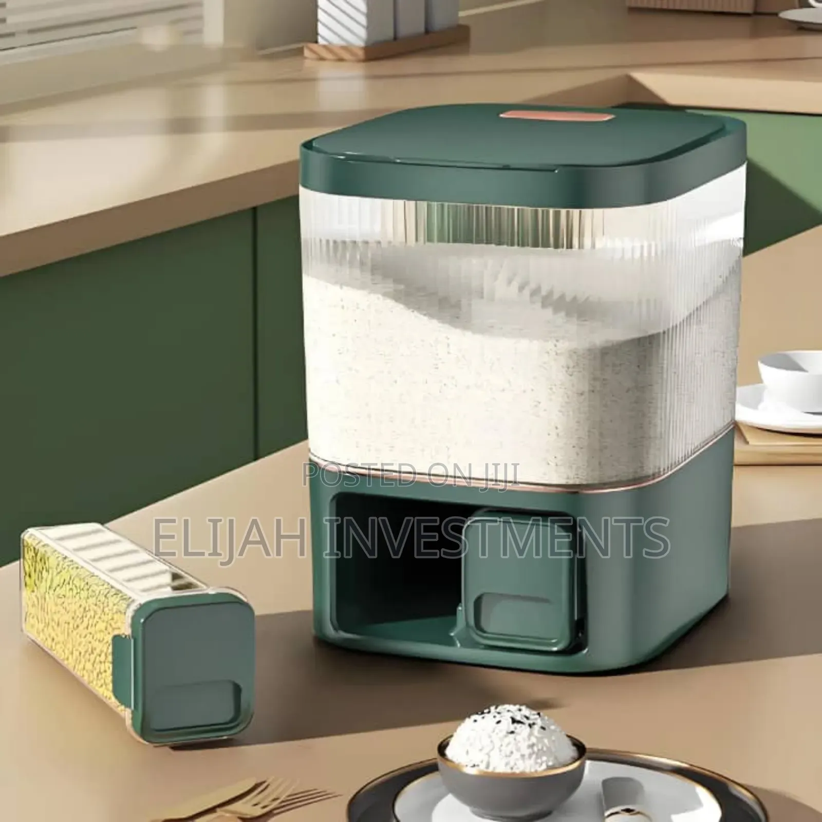Large-Capacity Rice or Dry Food Dispenser