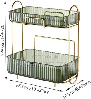 Acrylic Makeup Organizer Rack