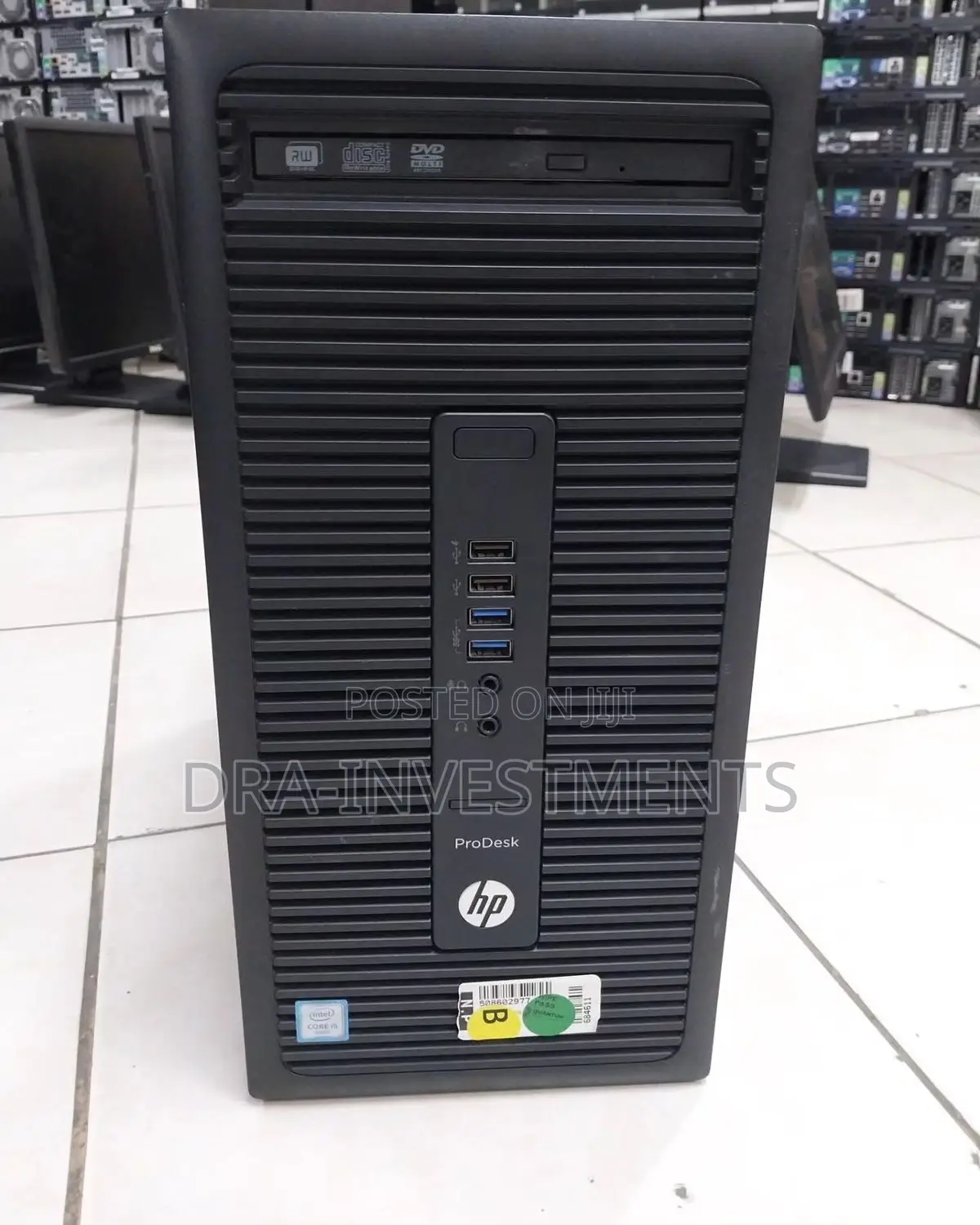 Desktop Computer HP ProDesk 600 8GB Intel Core I5 HDD 500GB