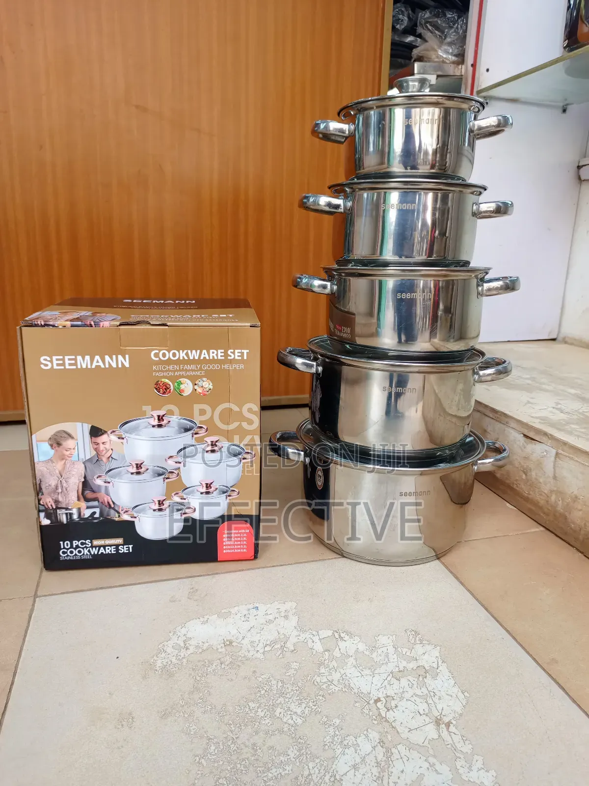 Seemann Stainless Steel Cookware Set.