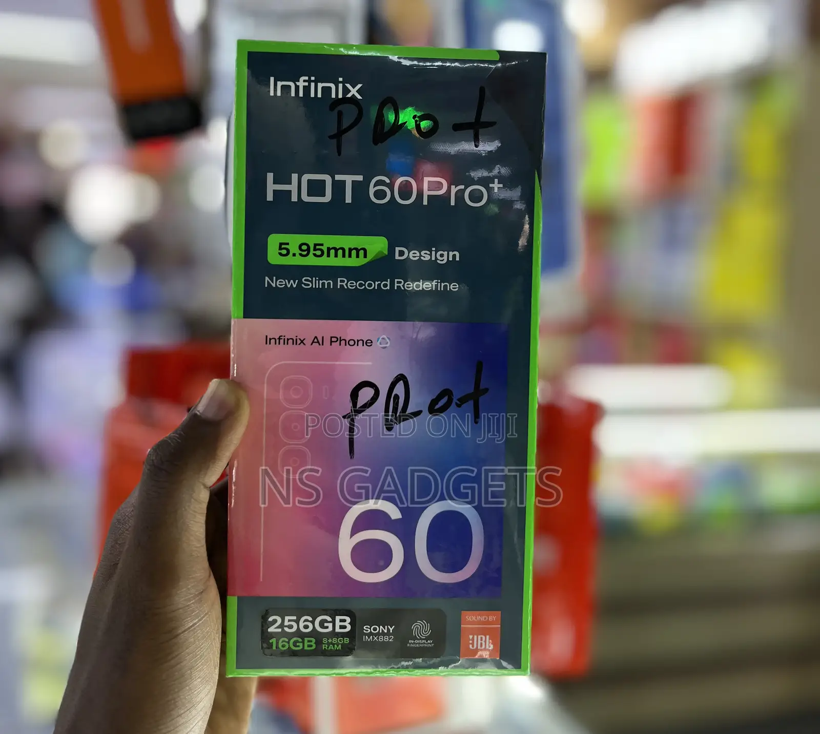New Infinix Hot 60 Pro+ 128 GB Black