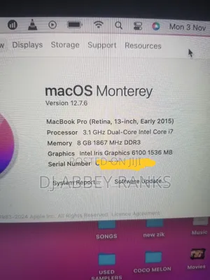 Laptop Apple MacBook 2015 8GB Intel Core i7 SSD 128GB