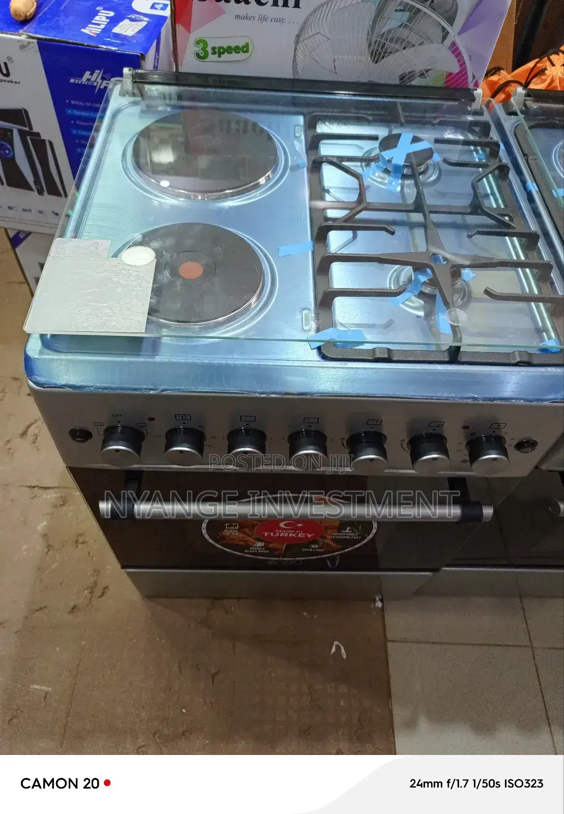 2 by 2 Gas and Electric Burner. 60by60 SPJ