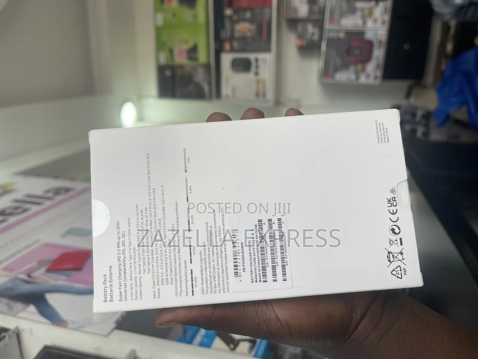 Samsung Portable Battery Pack Power Bank, 25w Super Fast Charging