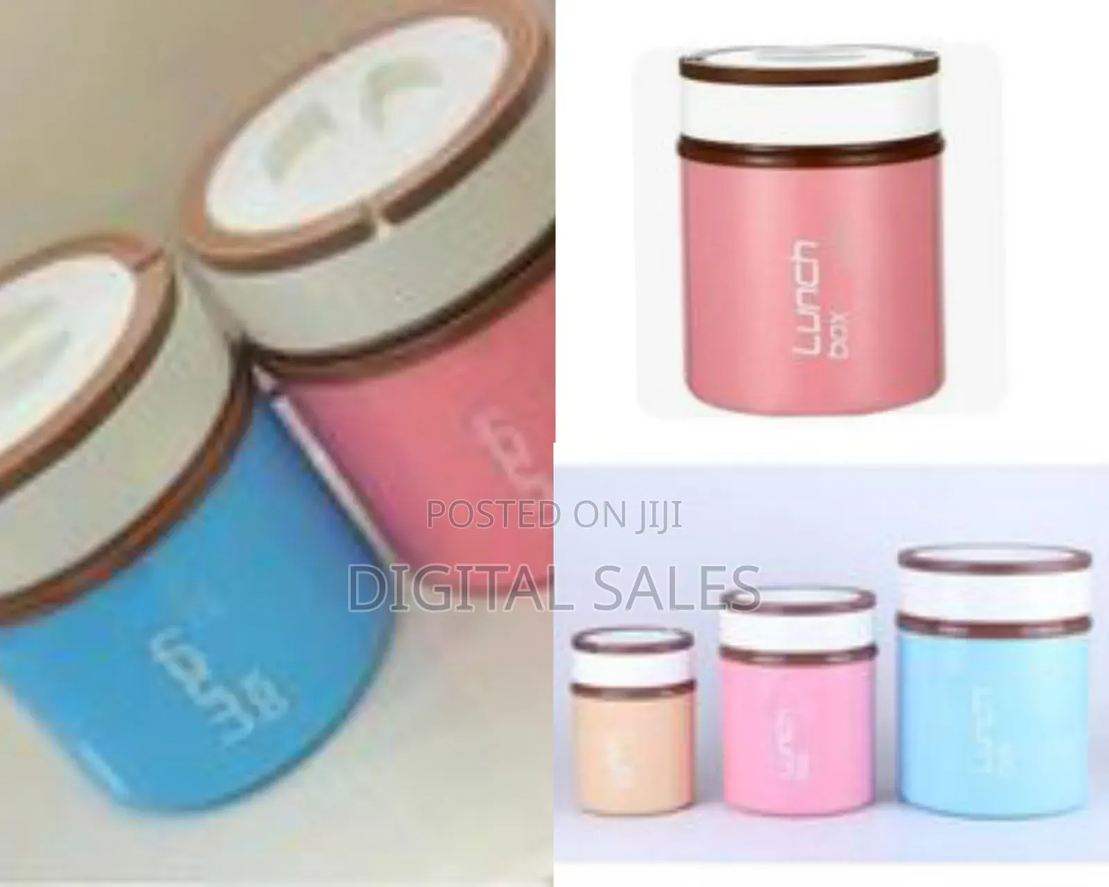 2400ml Big Insulated Lunch Box Food Thermos Container Stainless Steel
