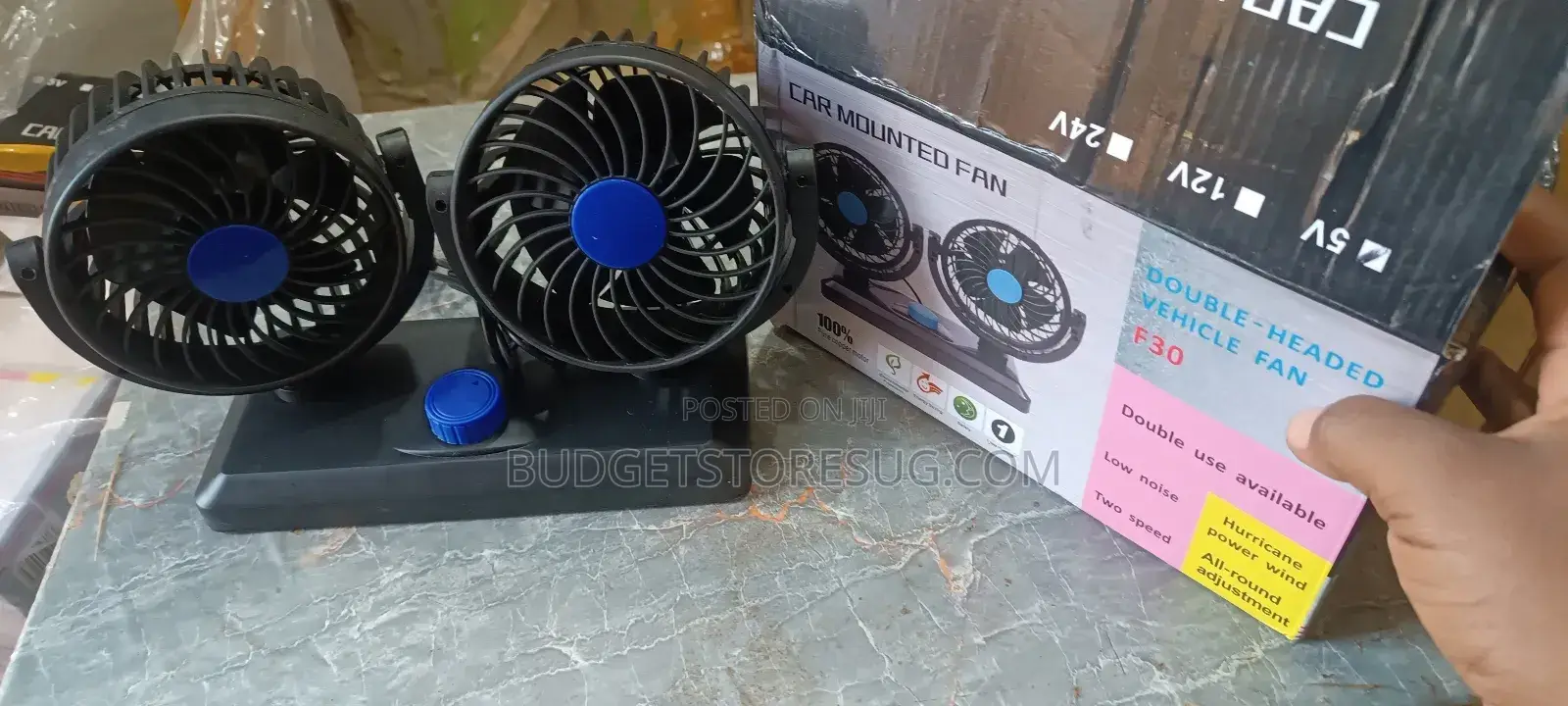 4-Inch 5v Electric Car Fan