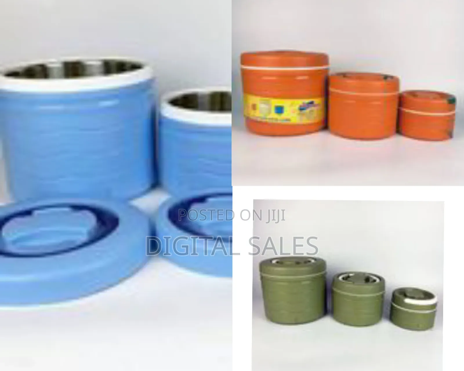 Daydays 3 Piece of Insulated Lunch Boxes Food Warmer Jar Storage