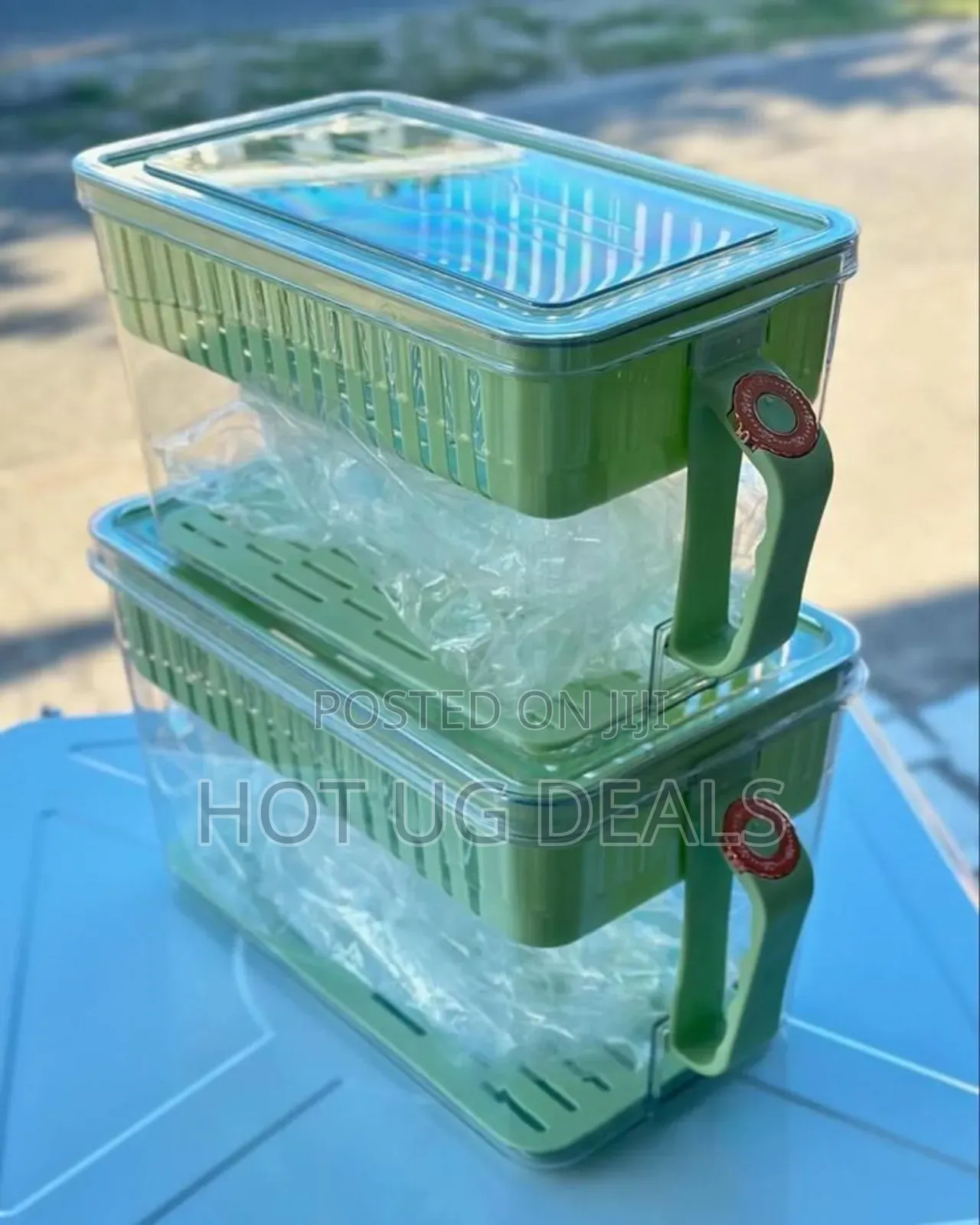 2pcs Pack Of Fridge Storage Container