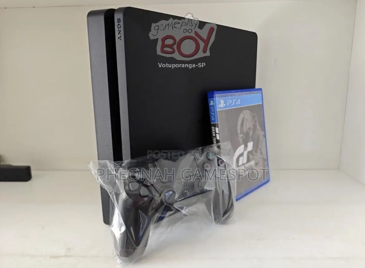 Playstation 4 Slim Deal — 2 Controllers + 17 Fun Titles Inside!