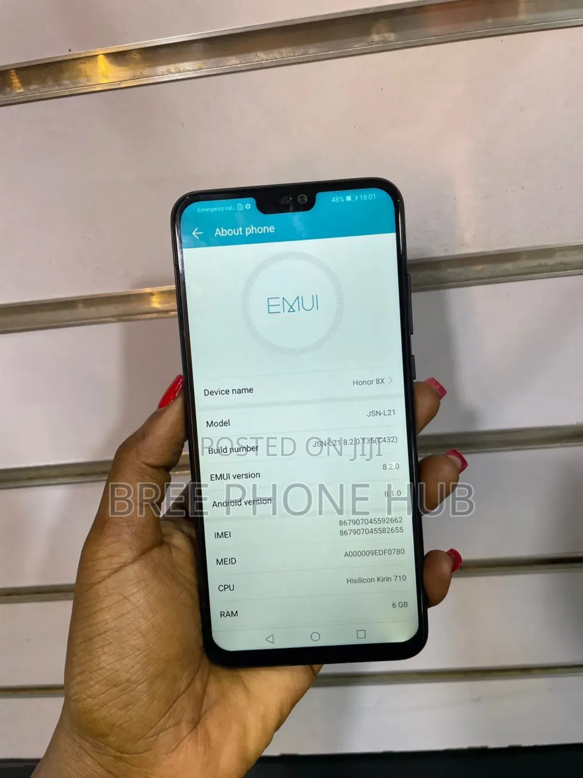 Honor 8X 128 GB Black