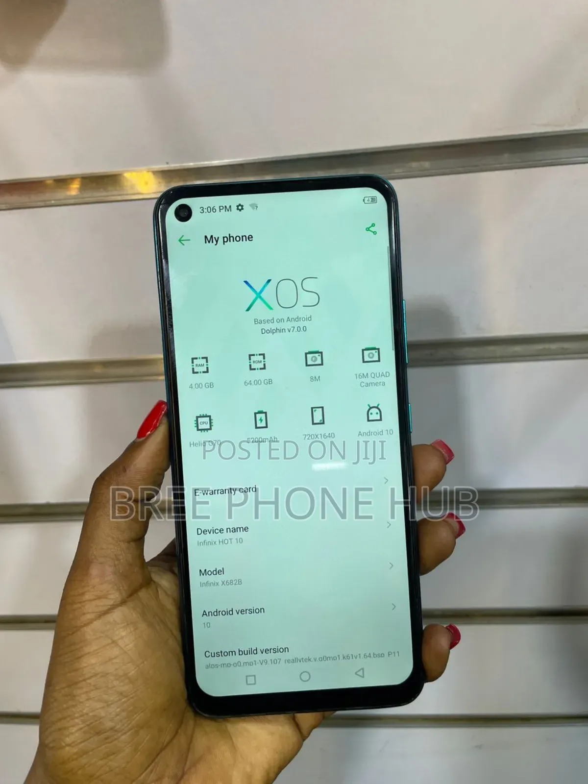 Infinix Hot 10 64 GB Blue