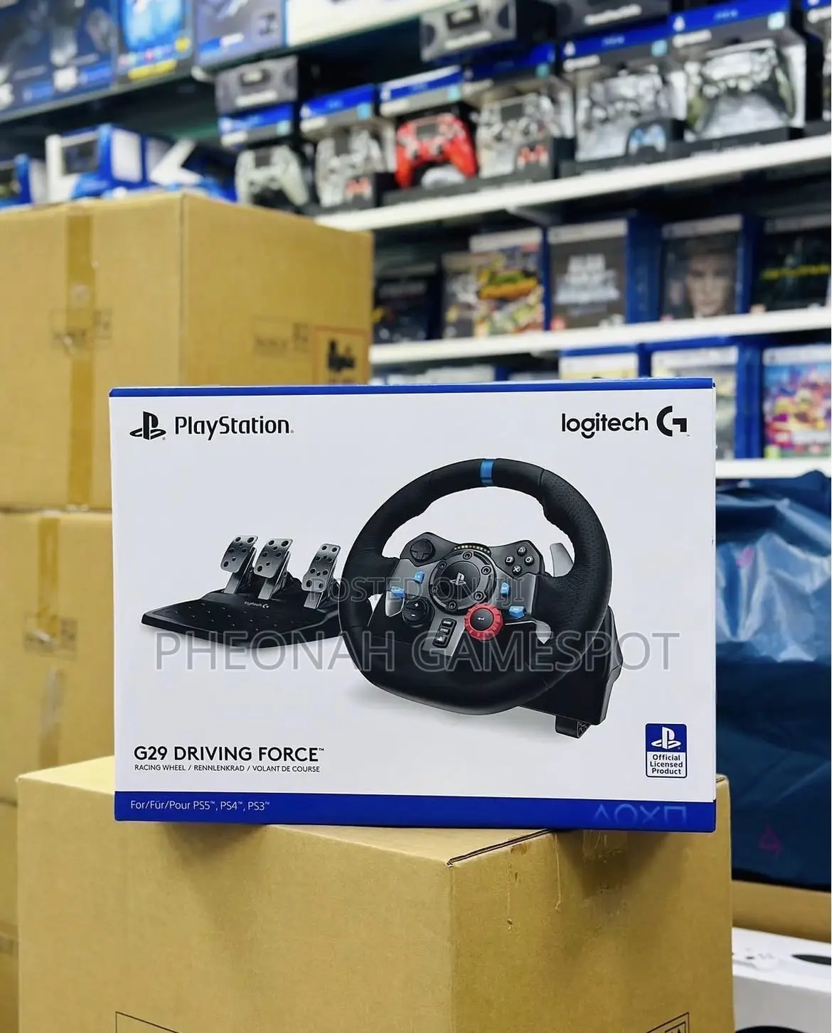 So Nice. Logitech G9 Driving Force Gaming Racing Steering For All