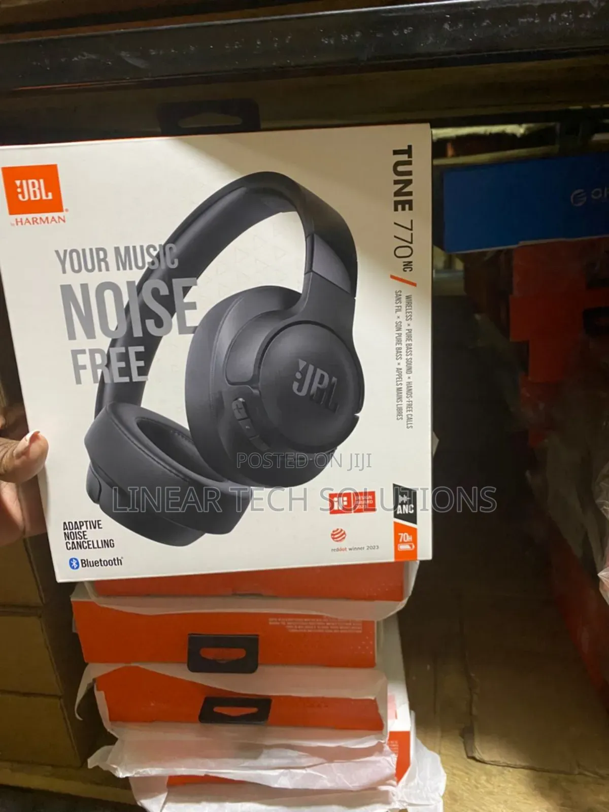 JBL Tune 770nc Wireless Over-Ear Headphones.