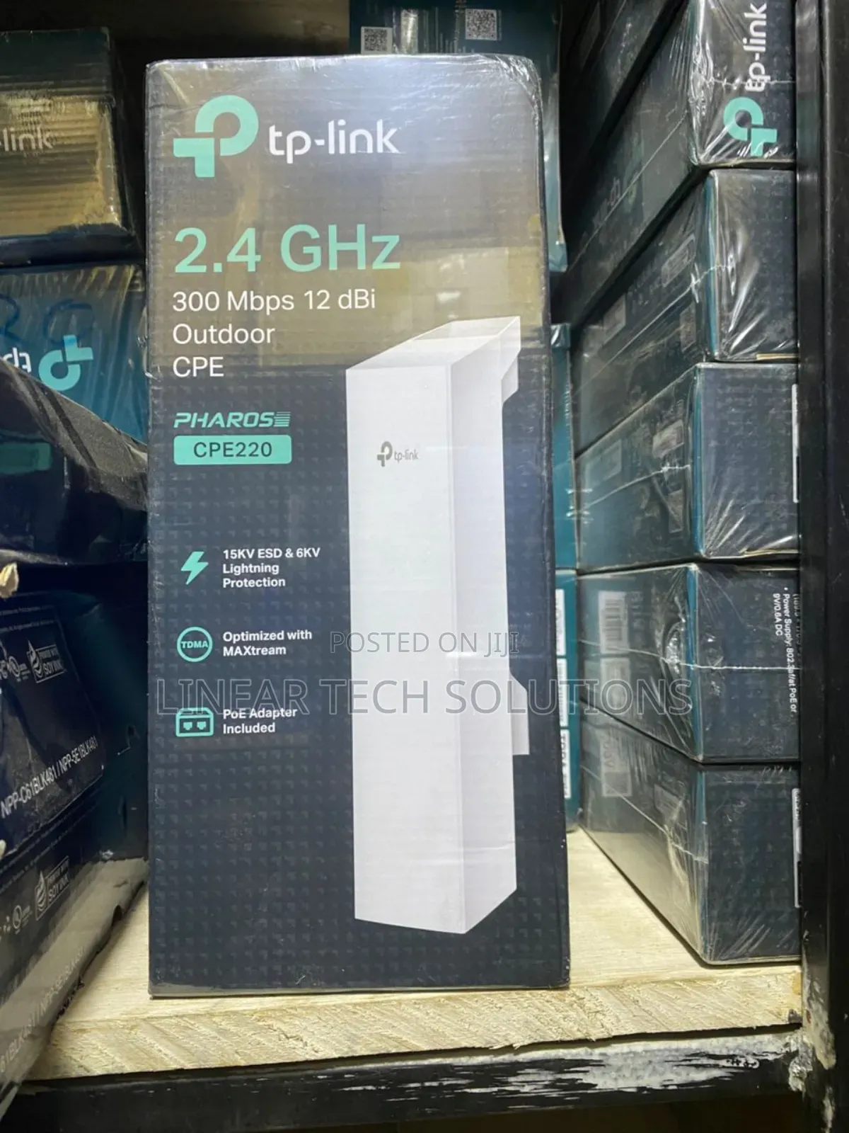 Tp-Link Cpe220 2.4ghz 300mbps 12dbi Outdoor Cpe